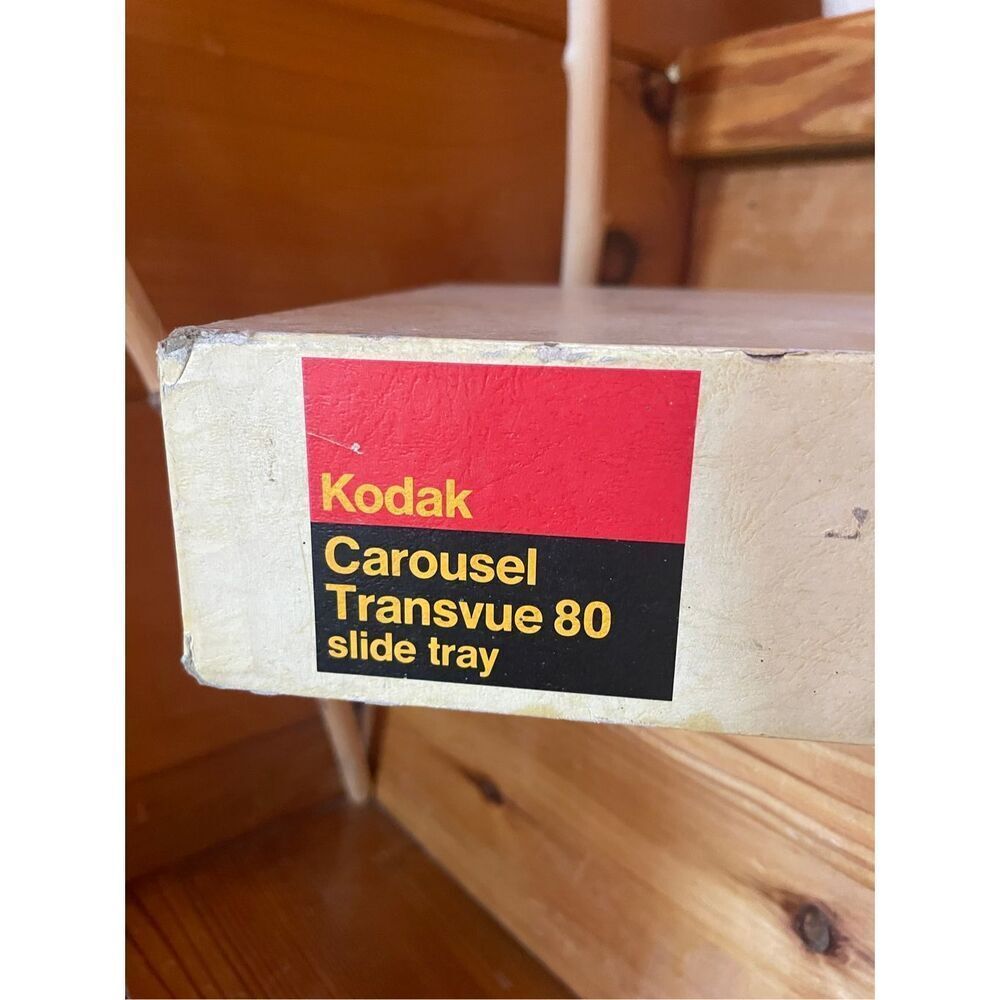 Vintage Kodak Carousel Transvue 140 Slide Tray